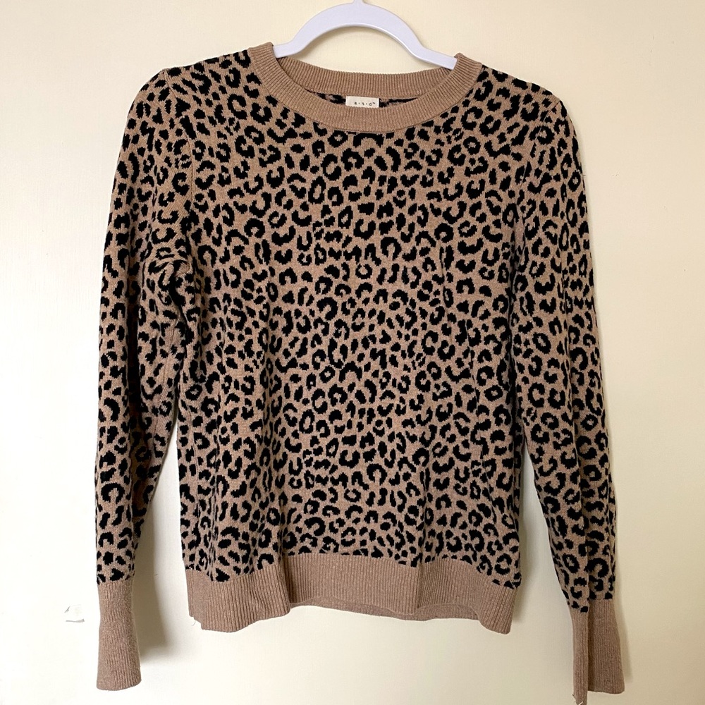 A New Day leopard print sweater